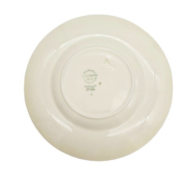 Wedgwood Patrician Bread Dessert Plates Set 2x Ivory England Etruria 6.5" - Picture 3 of 6